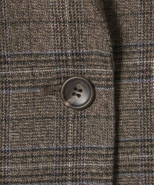 BEAUTY&YOUTH UNITED ARROWS（ビューティーアンドユースユナイテッドアローズ）の「【WEB限定 Wardrobe DAILY MINIMAL】テーラード チェック ジャケット（テーラードジャケット・レディース・ダークブラウン/ダークグレー・L/M/S）」の16枚目の写真