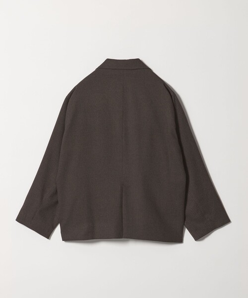 BEAUTY&YOUTH UNITED ARROWS（ビューティーアンドユースユナイテッドアローズ）の「【WEB限定 Wardrobe DAILY MINIMAL】テーラード チェック ジャケット（テーラードジャケット・レディース・ダークブラウン/ダークグレー・L/M/S）」の18枚目の写真