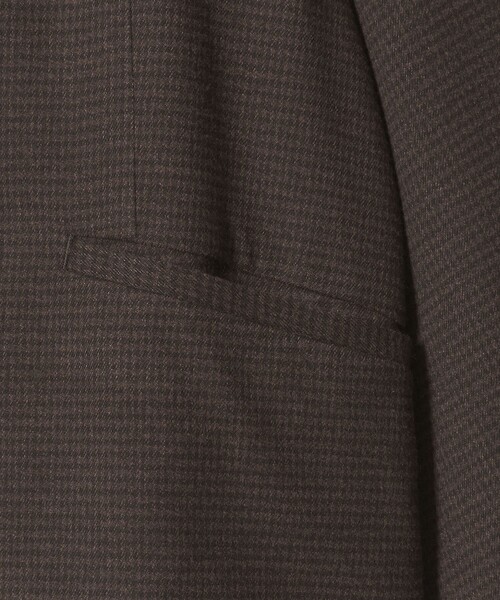 BEAUTY&YOUTH UNITED ARROWS（ビューティーアンドユースユナイテッドアローズ）の「【WEB限定 Wardrobe DAILY MINIMAL】テーラード チェック ジャケット（テーラードジャケット・レディース・ダークブラウン/ダークグレー・L/M/S）」の21枚目の写真