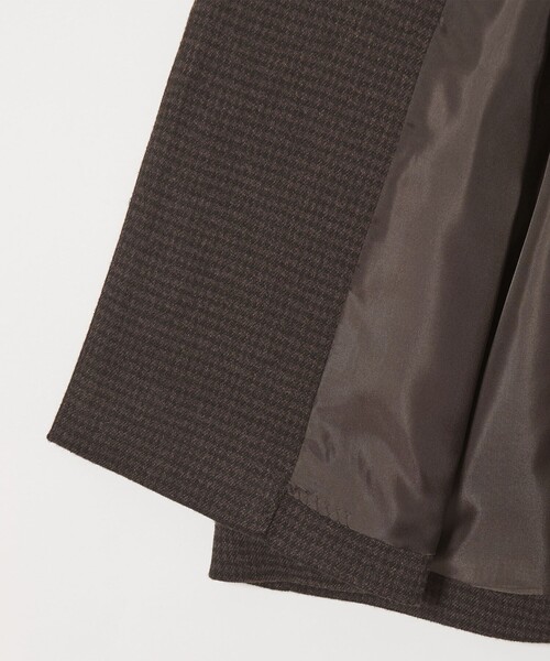 BEAUTY&YOUTH UNITED ARROWS（ビューティーアンドユースユナイテッドアローズ）の「【WEB限定 Wardrobe DAILY MINIMAL】テーラード チェック ジャケット（テーラードジャケット・レディース・ダークブラウン/ダークグレー・L/M/S）」の22枚目の写真