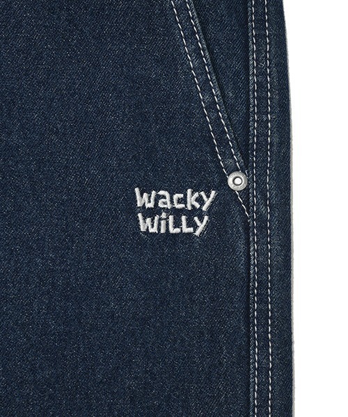 Wacky WiLLy(ワッキーウィリー)の「WIDE EASY DENIM PANTS(デニムパンツ・メンズ・ブラック/インディゴブルー・SMALL/MEDIUM/LARGE/X-LARGE)」の13枚目の写真