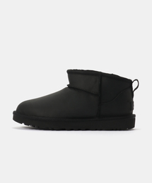 UGG W Classic Ultra Mini LTHR 1174210-BLAK