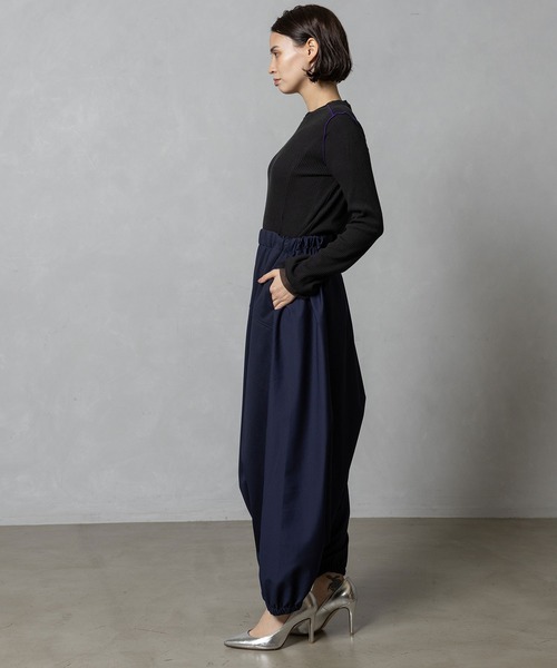 MARECHAL TERRE(マルシャルテル)の「サルエルパンツ(その他パンツ・レディース・カーキ/ネイビー/ブラック/チャコールグレー・MEDIUM)」の8枚目の写真