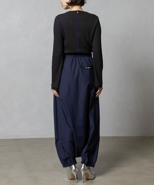 MARECHAL TERRE(マルシャルテル)の「サルエルパンツ(その他パンツ・レディース・カーキ/ネイビー/ブラック/チャコールグレー・MEDIUM)」の9枚目の写真