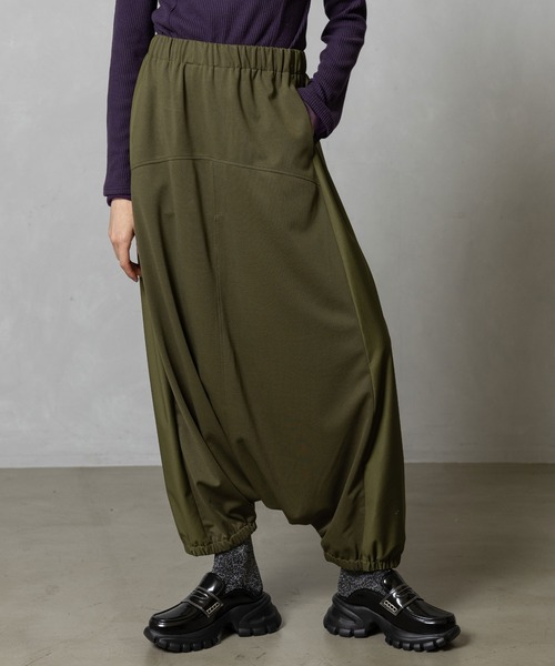 MARECHAL TERRE(マルシャルテル)の「サルエルパンツ(その他パンツ・レディース・カーキ/ネイビー/ブラック/チャコールグレー・MEDIUM)」の11枚目の写真