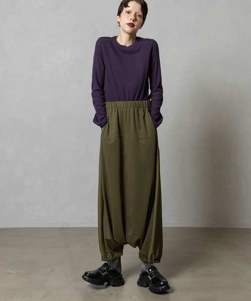 MARECHAL TERRE(マルシャルテル)の「サルエルパンツ(その他パンツ・レディース・カーキ/ネイビー/ブラック/チャコールグレー・MEDIUM)」の15枚目の写真