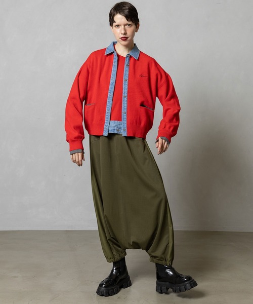 MARECHAL TERRE(マルシャルテル)の「サルエルパンツ(その他パンツ・レディース・カーキ/ネイビー/ブラック/チャコールグレー・MEDIUM)」の17枚目の写真