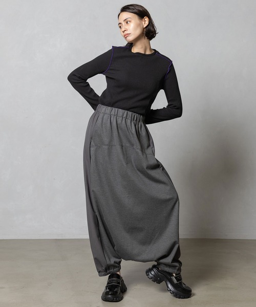 MARECHAL TERRE(マルシャルテル)の「サルエルパンツ(その他パンツ・レディース・カーキ/ネイビー/ブラック/チャコールグレー・MEDIUM)」の21枚目の写真