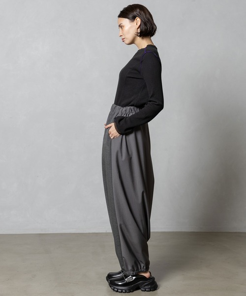 MARECHAL TERRE(マルシャルテル)の「サルエルパンツ(その他パンツ・レディース・カーキ/ネイビー/ブラック/チャコールグレー・MEDIUM)」の22枚目の写真