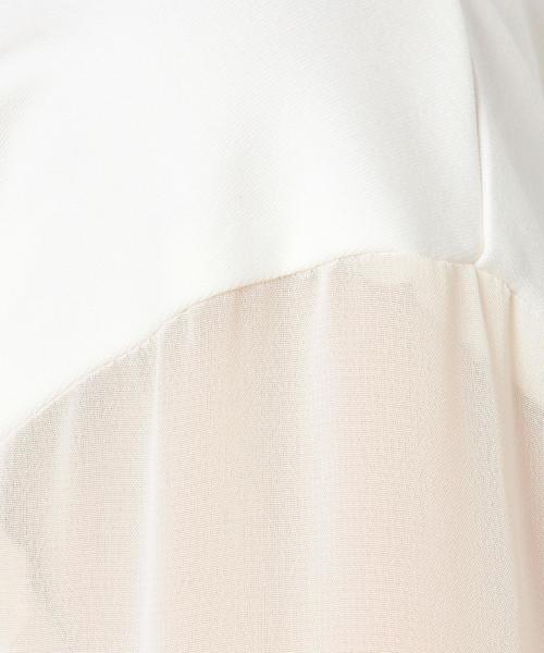 Another Edition（アナザーエディション）の「シフォンフリルスリーブトップス/AEBFC  シフォン FRILL  SL T◆（Tシャツ/カットソー・レディース・オフホワイト・FREE）」の3枚目の写真
