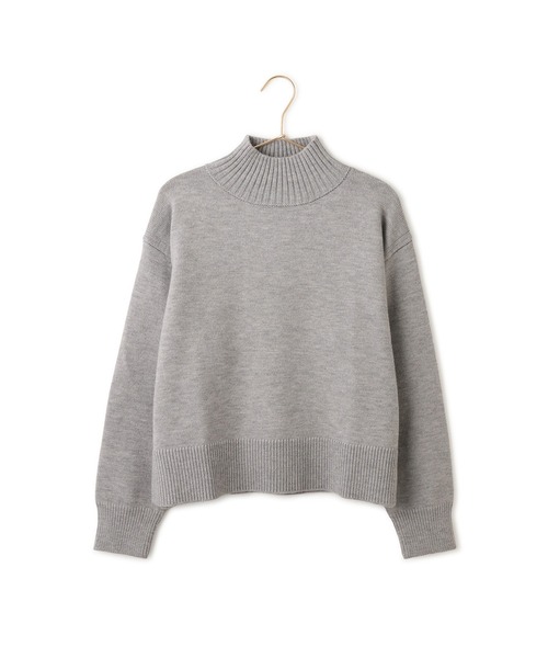 ROPE' PICNIC（ロペピクニック）の「ハイネックラグランショートニットプルオーバー（ニット/セーター・レディース・ブラック/キナリ/クリーム/レッド/グレー/サックスブルー・FREE）」の3枚目の写真