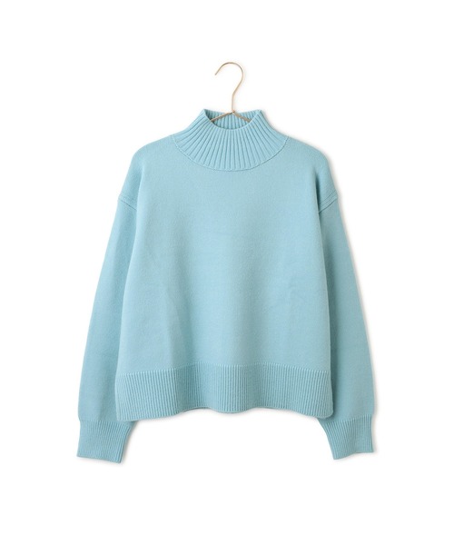 ROPE' PICNIC（ロペピクニック）の「ハイネックラグランショートニットプルオーバー（ニット/セーター・レディース・ブラック/キナリ/クリーム/レッド/グレー/サックスブルー・FREE）」の5枚目の写真