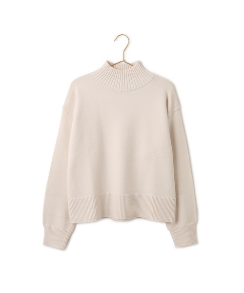 ROPE' PICNIC（ロペピクニック）の「ハイネックラグランショートニットプルオーバー（ニット/セーター・レディース・ブラック/キナリ/クリーム/レッド/グレー/サックスブルー・FREE）」の2枚目の写真