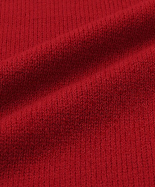 ROPE' PICNIC（ロペピクニック）の「ハイネックラグランショートニットプルオーバー（ニット/セーター・レディース・ブラック/キナリ/クリーム/レッド/グレー/サックスブルー・FREE）」の21枚目の写真