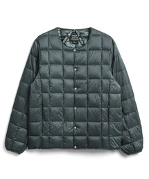 TAION/タイオン CREW NECK BUTTON DOWN JKT ベーシック クルーネックボタン インナーダウンジャケット 中綿ジャケット 収納袋付き ウォッシャブル パッカブル 旅行 持ち運び 防寒 メンズ レディース 2026年 秋 秋服 冬 冬服