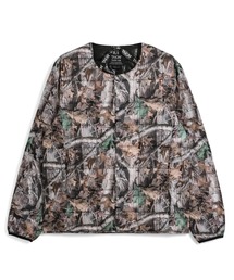 TAION/タイオン CREW NECK BUTTON DOWN JKT ベーシック クルーネックボタン インナーダウンジャケット 中綿ジャケット 収納袋付き ウォッシャブル パッカブル 旅行 持ち運び 防寒 メンズ レディース 2026年 秋 秋服 冬 冬服