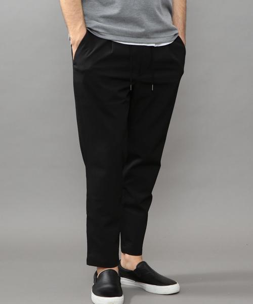 BEAUTY&YOUTH UNITED ARROWS（ビューティーアンドユースユナイテッドアローズ）の「BY ドライ コードレーン 1プリーツ イージーパンツ◆（その他パンツ・メンズ・ブラック/オリーブ/ネイビー・X-LARGE/LARGE/SMALL/MEDIUM）」の4枚目の写真