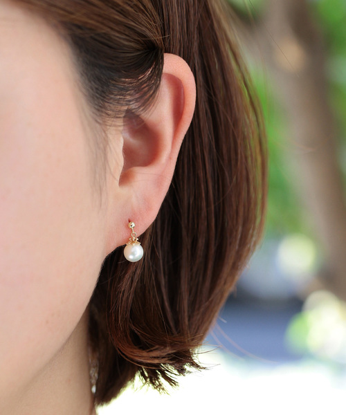 NOIR DE POUPEE（ノワールドプーペ）の「【WEB限定】K10 パール