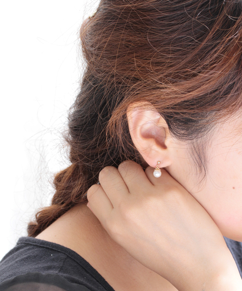 NOIR DE POUPEE（ノワールドプーペ）の「【WEB限定】K10 パール