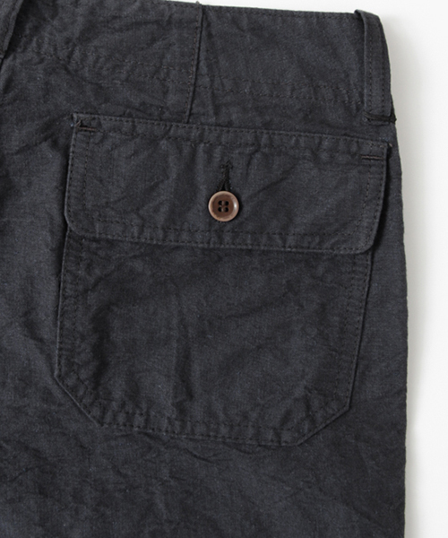 FREEMANS SPORTING CLUB(フリーマンズ スポーティング クラブ)の「FSC JP C/L CANVAS CAMP SHORTS(その他パンツ・メンズ・ネイビー/ベージュ・3/2)」の8枚目の写真
