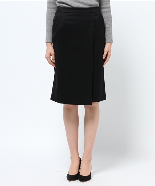 22 OCTOBRE（ヴァンドゥ－オクトーブル）の「ラップ風スカート（スカート・レディース・ホワイト/ボルドー/ブラック・36/38/40）」の11枚目の写真