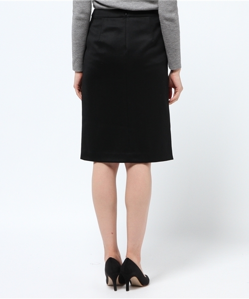 22 OCTOBRE（ヴァンドゥ－オクトーブル）の「ラップ風スカート（スカート・レディース・ホワイト/ボルドー/ブラック・36/38/40）」の5枚目の写真