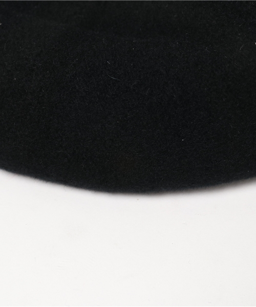 MOUSSY（マウジー）の「WOOL BERET（ハンチング/ベレー帽・レディース・ブラック・FREE）」の6枚目の写真