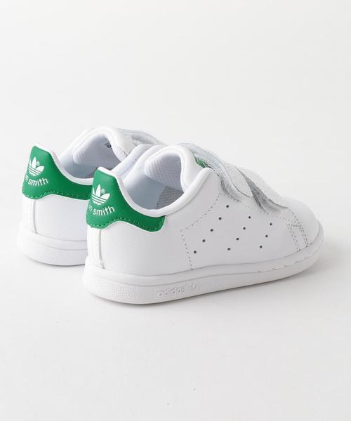 adidas（アディダス）の「WEB限定【adidas(アディダス)】スタンスミス CFI 12cm-13cm（スニーカー・キッズ・ホワイト/ケリー・13cm/12cm）」の6枚目の写真