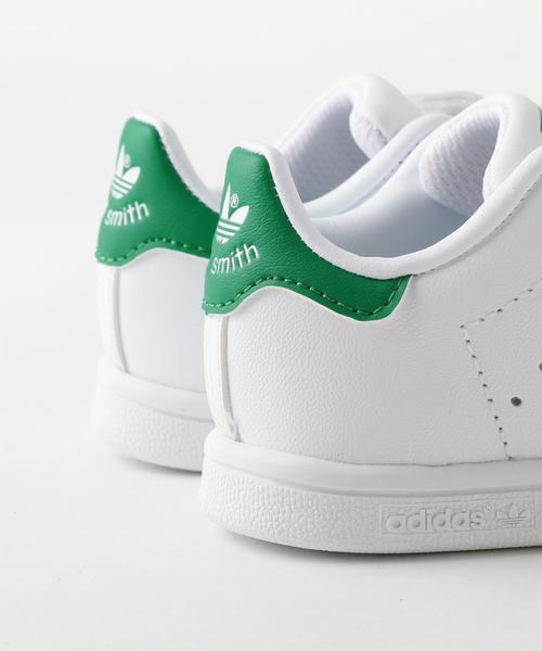 adidas（アディダス）の「WEB限定【adidas(アディダス)】スタンスミス CFI 12cm-13cm（スニーカー・キッズ・ホワイト/ケリー・13cm/12cm）」の8枚目の写真