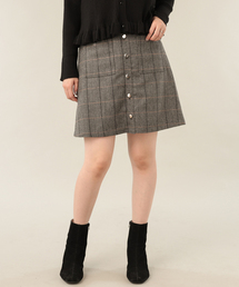 mystic | フロント釦台形スカート(スカート)
