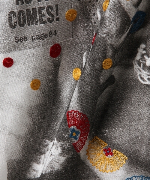 HYSTERIC GLAMOUR（ヒステリックグラマー）の「COVERGIRL プリント Tシャツ（Tシャツ/カットソー・メンズ・ホワイト/パープル/ブラック・SMALL/MEDIUM/LARGE/X-LARGE）」の5枚目の写真