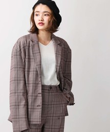 WEGO | DISPARK/チェックテーラードジャケット(テーラードジャケット)