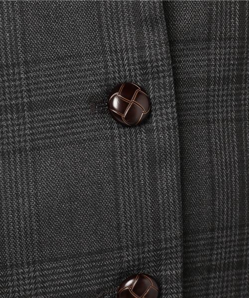 WEGO（ウィゴー）の「DISPARK/チェックテーラードジャケット（テーラードジャケット・レディース・ブラウン/ブラック・FREE）」の19枚目の写真