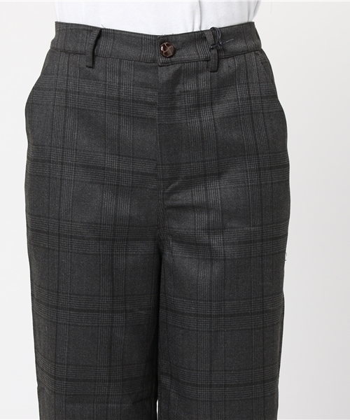 WEGO（ウィゴー）の「DISPARK/チェックテーラードジャケット（テーラードジャケット・レディース・ブラウン/ブラック・FREE）」の7枚目の写真