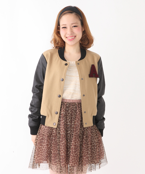 Chico（チコ）の「スタジャン（スタジャン・レディース・キャメル/ワインレッド/ブラック/ピンクベージュ・FREE）」の3枚目の写真