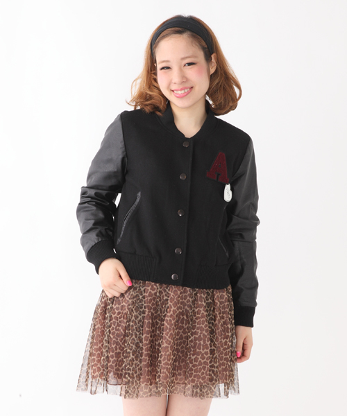 Chico（チコ）の「スタジャン（スタジャン・レディース・キャメル/ワインレッド/ブラック/ピンクベージュ・FREE）」の2枚目の写真