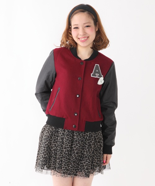 Chico（チコ）の「スタジャン（スタジャン・レディース・キャメル/ワインレッド/ブラック/ピンクベージュ・FREE）」の4枚目の写真