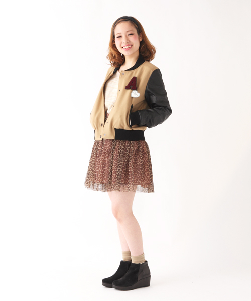 Chico（チコ）の「スタジャン（スタジャン・レディース・キャメル/ワインレッド/ブラック/ピンクベージュ・FREE）」の10枚目の写真