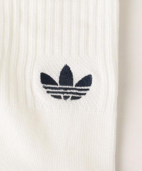 adidas Originals(アディダスオリジナルス)の「<adidas Originals(アディダス)>ソリッドクルーソックス(ソックス/靴下・レディース・ホワイト・FREE)」の5枚目の写真