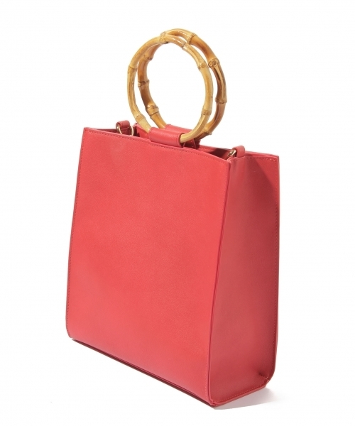 PAGEBOY(ページボーイ)の「バンブーハンドルバック(ハンドバッグ・レディース・ライトベージュ/ネイビー/レッド・FREE)」の15枚目の写真