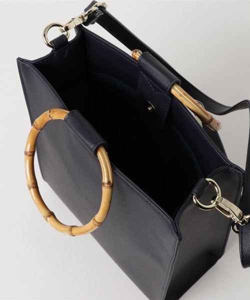 PAGEBOY(ページボーイ)の「バンブーハンドルバック(ハンドバッグ・レディース・ライトベージュ/ネイビー/レッド・FREE)」の22枚目の写真