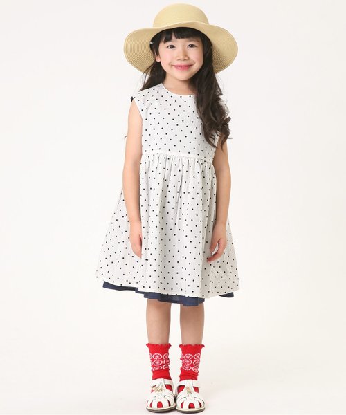 apres les cours（アプレレクール）の「メッシュ編みサンダル（サンダル・キッズ・ブラック/オフホワイト/ブラウン・19/18/17/21/20/14/15 /16）」の4枚目の写真