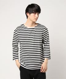 WEGO | WEGO/バスクボーダー7分袖シャツ(Tシャツ/カットソー)