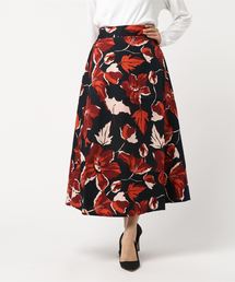 INTERPLANET | リゾートフラワーパンツスカート(スカート)