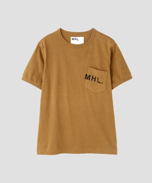 MHL.(エムエイチエル)の「PRINTED COTTON JERSEY(Tシャツ/カットソー・メンズ・ホワイト/ブラック/ライトブラウン・SMALL/MEDIUM/LARGE/X-LARGE)」の3枚目の写真
