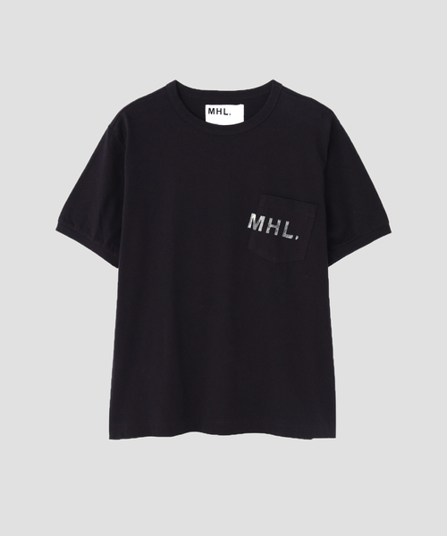 MHL.(エムエイチエル)の「PRINTED COTTON JERSEY(Tシャツ/カットソー・メンズ・ホワイト/ブラック/ライトブラウン・SMALL/MEDIUM/LARGE/X-LARGE)」の2枚目の写真