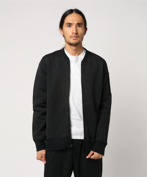 Hurley (ハーレー)の「M HRLY HOLLOWKNIT BOMBER FLC/ハーレー ボンバー ジャケット(その他アウター・メンズ・オリーブ/ブラック系その他・SMALL/MEDIUM/LARGE)」の2枚目の写真