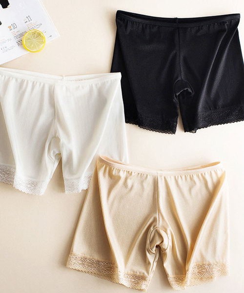 SAISON DE PAPILLON（セゾンドパピヨン）の「ベーシックペチコート（インナーウェア/肌着・レディース・ホワイト/ブラック/ベージュ・フリー）」の4枚目の写真