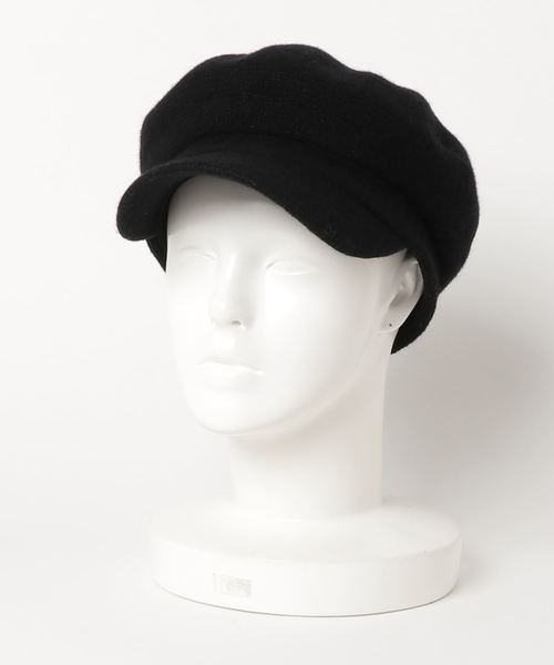 KOBE LETTUCE（コウベレタス）の「ウール混キャスケット＊レディース/帽子/キャップ[J462]神戸レタス（キャスケット・レディース・チャコールグレー/ブラック/ベージュ/ブラウン・FREE）」の7枚目の写真