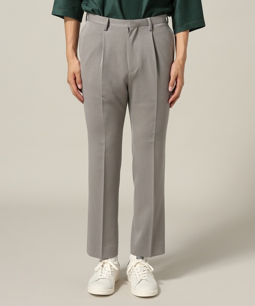 EDIFICE（エディフィス）の「LA BOUCLE ドライツイル マーベルト 1タックトラウザー（スラックス・メンズ・ブラック/チャコールグレー・44/46/48）」の10枚目の写真